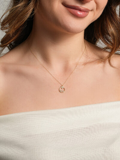 14 Ayar Altın Sonsuzluk Kolye