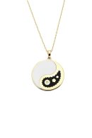 14 Ayar Altın Yin-Yang Kolye